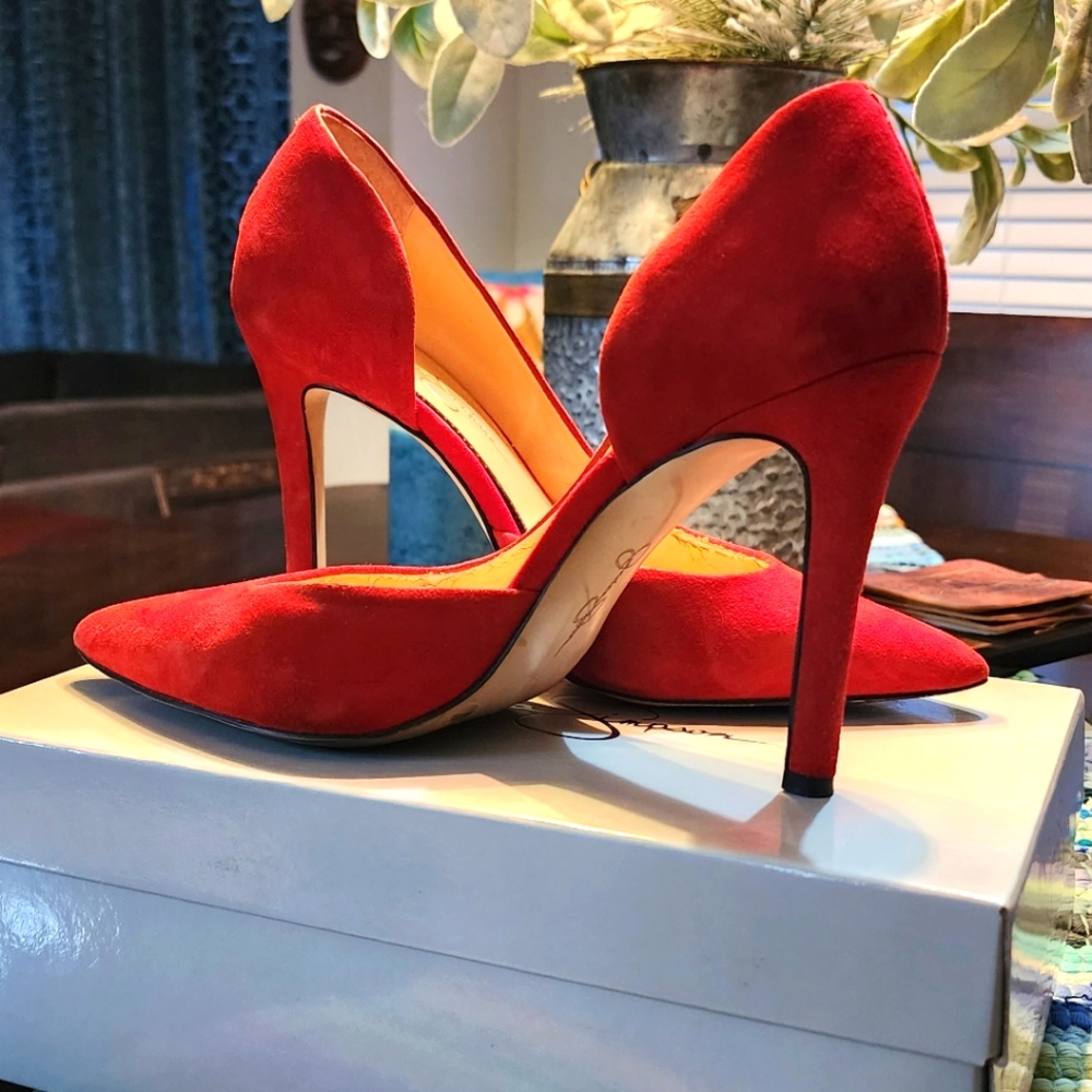 Jessica Simpson Red Pump Size 8.5M